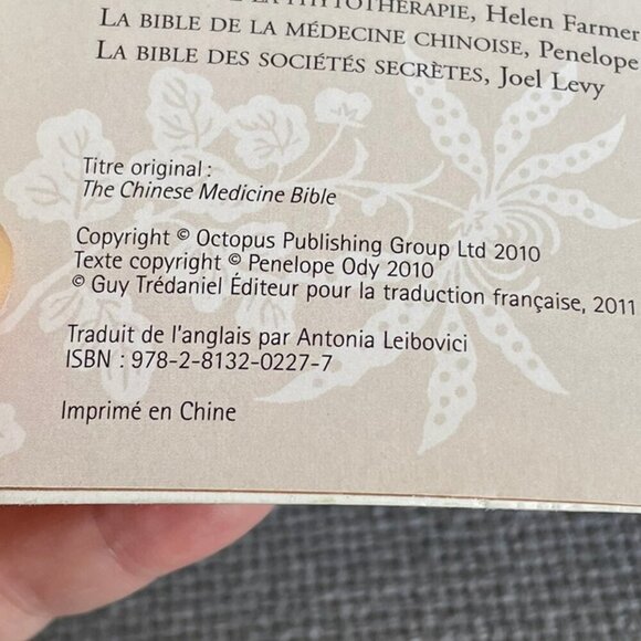 La Bible de la Médecine Chinoise Book Self-Care Health Chinese Medicine FRENCH - Picture 11 of 13
